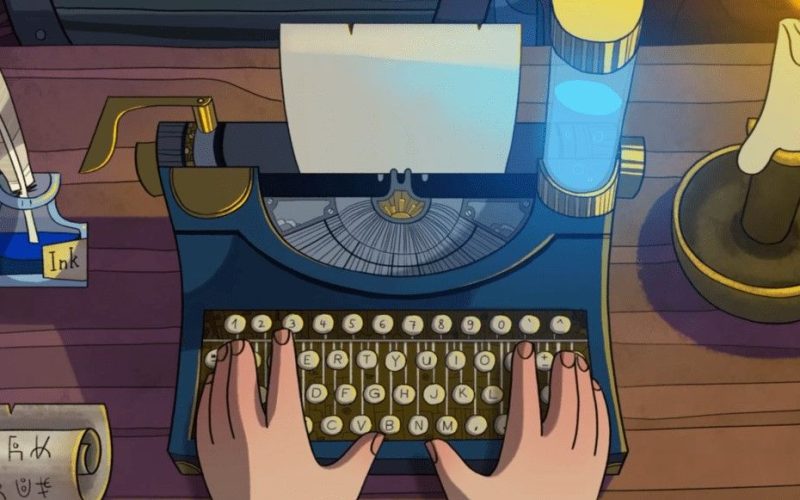 Máquina de escribir "medieval"